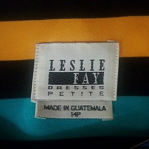 Leslie Fay petite striped jacket